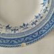 Pair of old Boulenger Choisy-le-Roi soup plates – Gallic decor