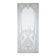 Art Deco engraved glass door panel