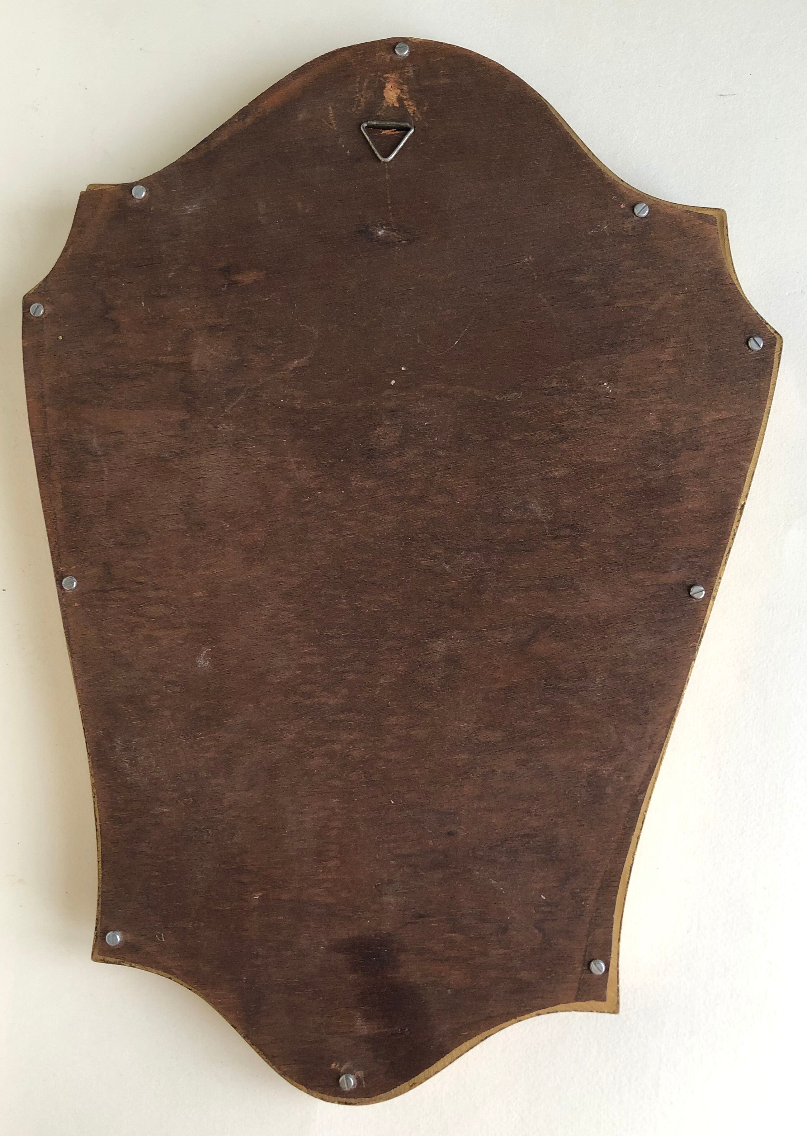 Golden wooden mirror 41 x 30cm