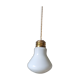 Suspension ampoule en opaline vintage
