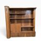 Armoire étagère art déco vintage courbée en bois