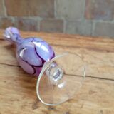 Marbled opaline vase