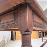 XXL table in solid dark walnut 3m