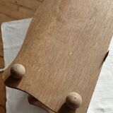 Vintage wooden wall shelf in Napoléon III style – 2 levels