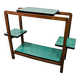 Trolley, green formica shelf 1960