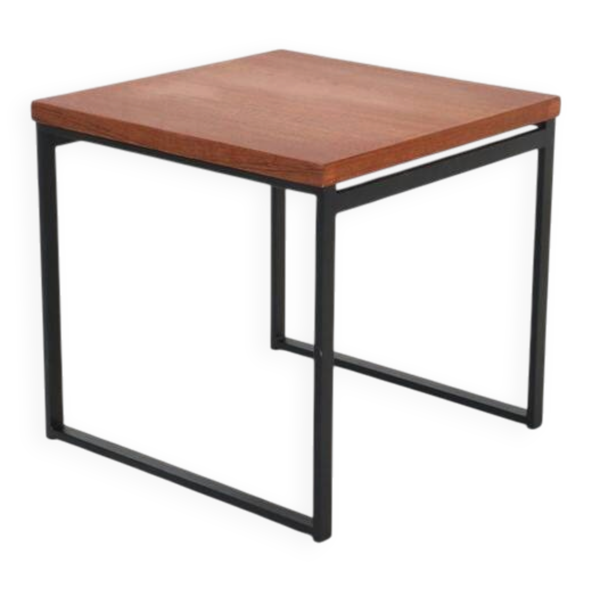 Table d'appoint en teck Rare Rego / Günter Renkel “Twen” / Design moderne du milieu du siècle / Années 1950 / Modernisme des années 1960