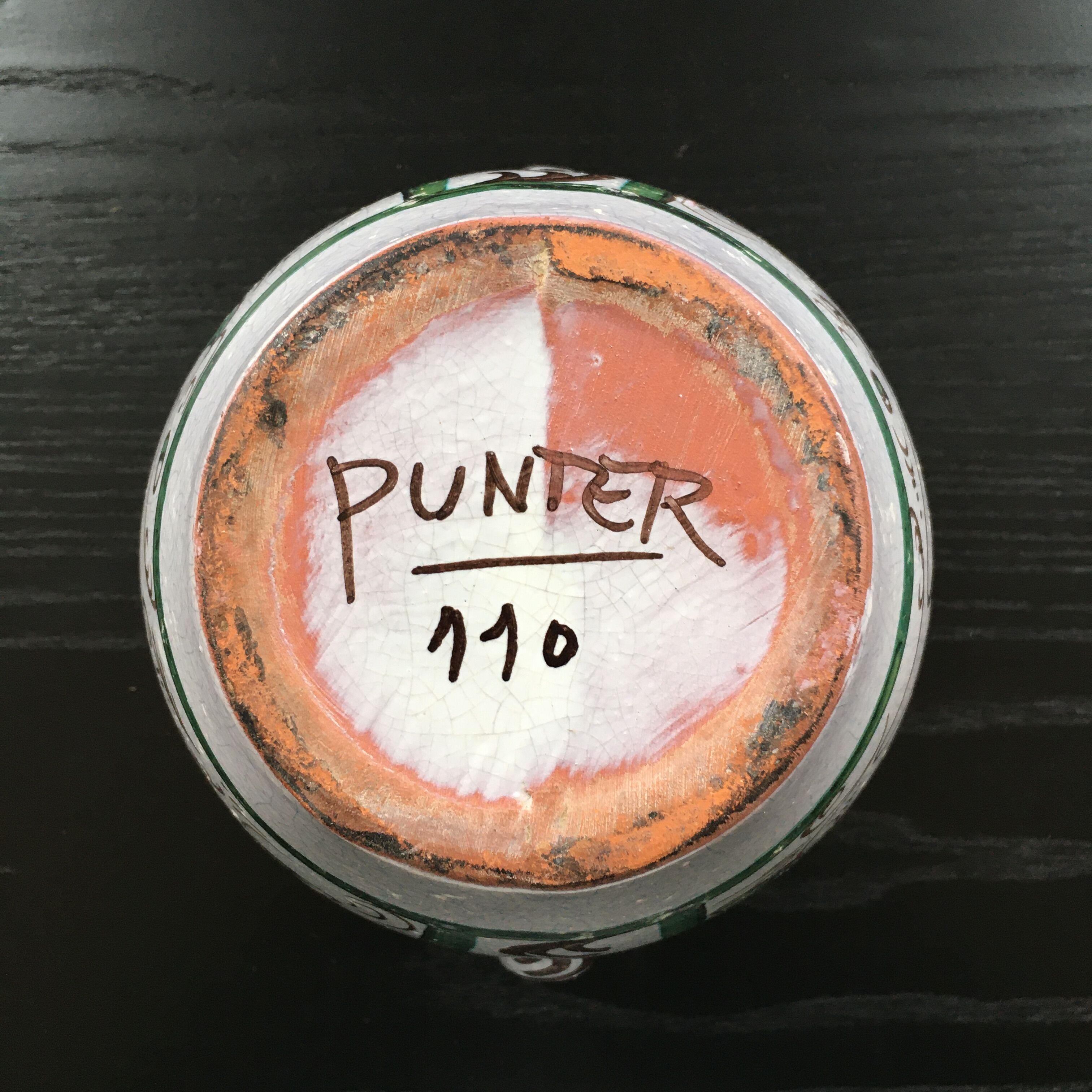 Vase signed Domingo Punter