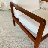 Vintage Scandinavian Teak Armchair, Circa 60's