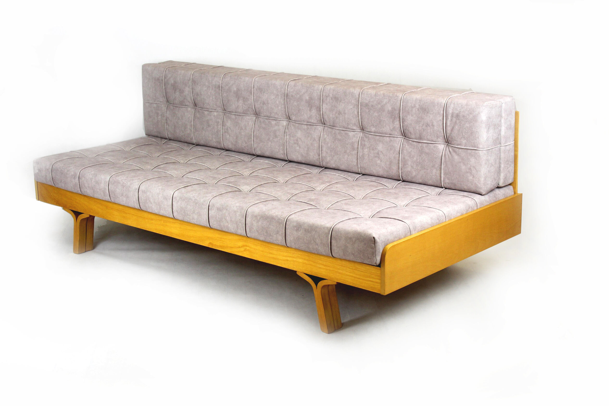 Mid-Century Convertible Sofa by Ludvik Volak for Holesov, 1960s