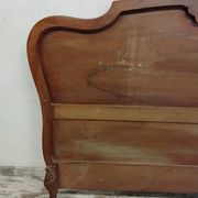 Headboard made of carved wood