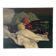 Old oil painting on canvas of a still life with fruits.