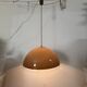 Mushroom hanging lamp brown , 1970s