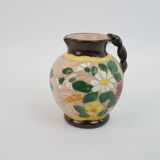 Vallauris Massier vase with flower motifs, signed under the base