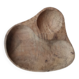 Solid wood cup in olive tree vintage handmade