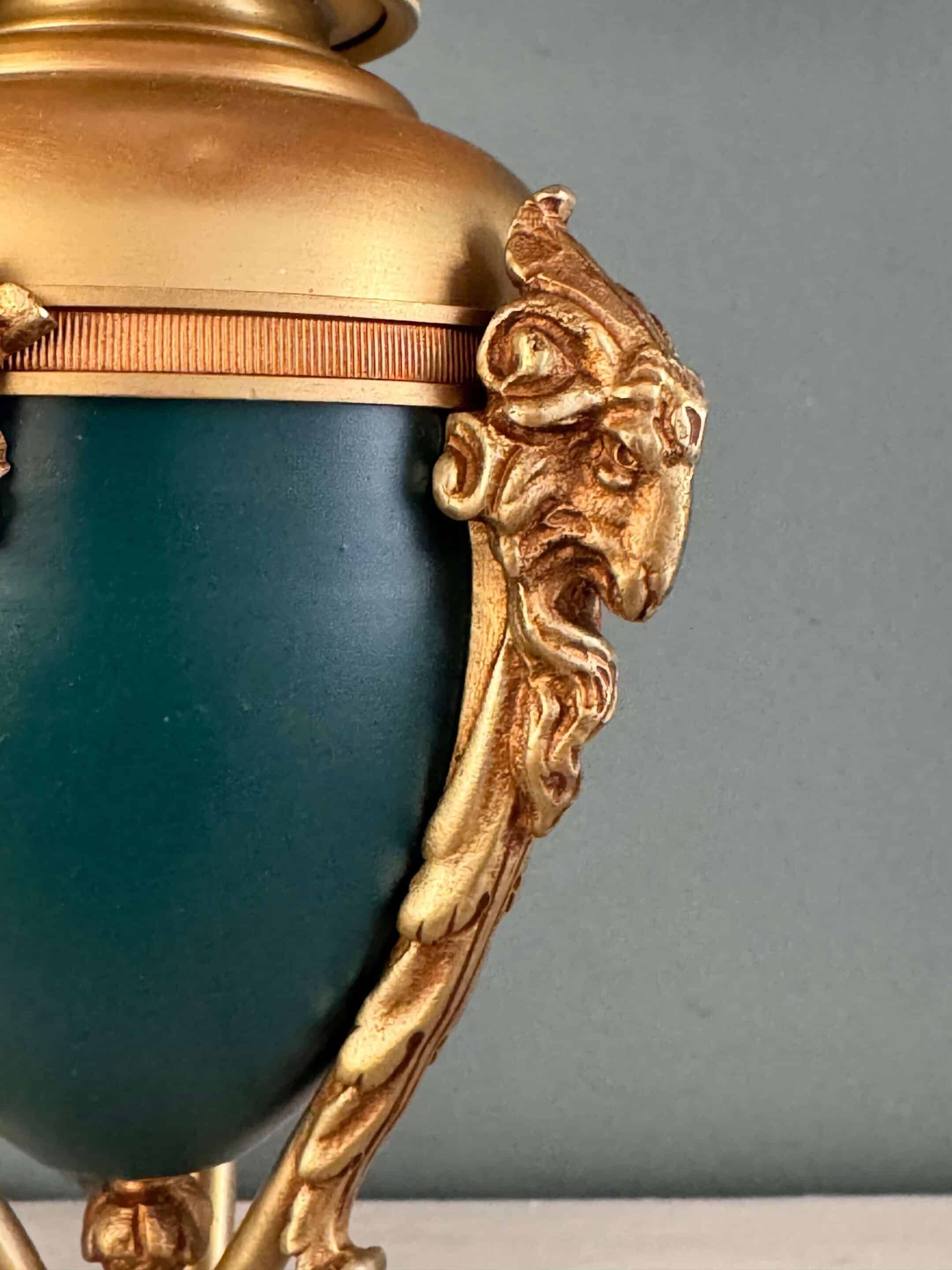 19th-century cassolette lamp