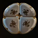 Porcelain flat servant from Limoges Mandavy Marcel