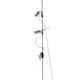"Cielo-Terra" chrome floor lamp adjustable by Francesco Fois for Reggiani, 1960s