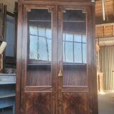 Louis Philippe Period Walnut Library Showcase