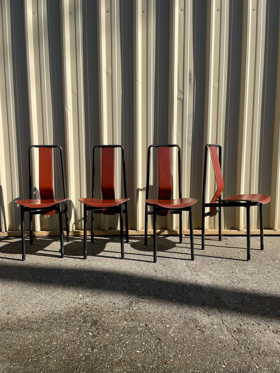 4 Irma chairs by Achille Castiglioni for Zanotta