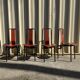 4 chaises Irma de Achille Castiglioni pour Zanotta