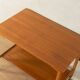 Elegant serving trolley made of fine teak wood with folding function, Gemla, Sweden, 1960s