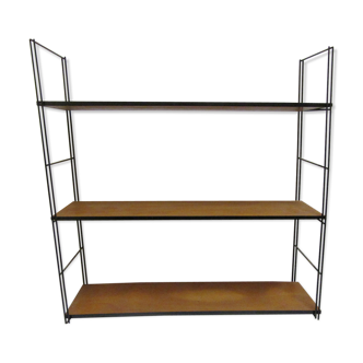 String shelf wood and iron