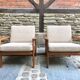 Paire de fauteuils danois 1970