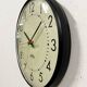 Vintage school wall clock from standard electric, 1980s