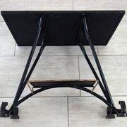 Table d'appoint en métal et céramique, années 50-60