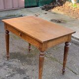 Louis Philippe desk in solid oak from the 19th century.