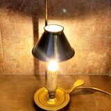 Vintage antique bronze hot water bottle lamp