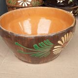 Glazed terracotta salad bowl