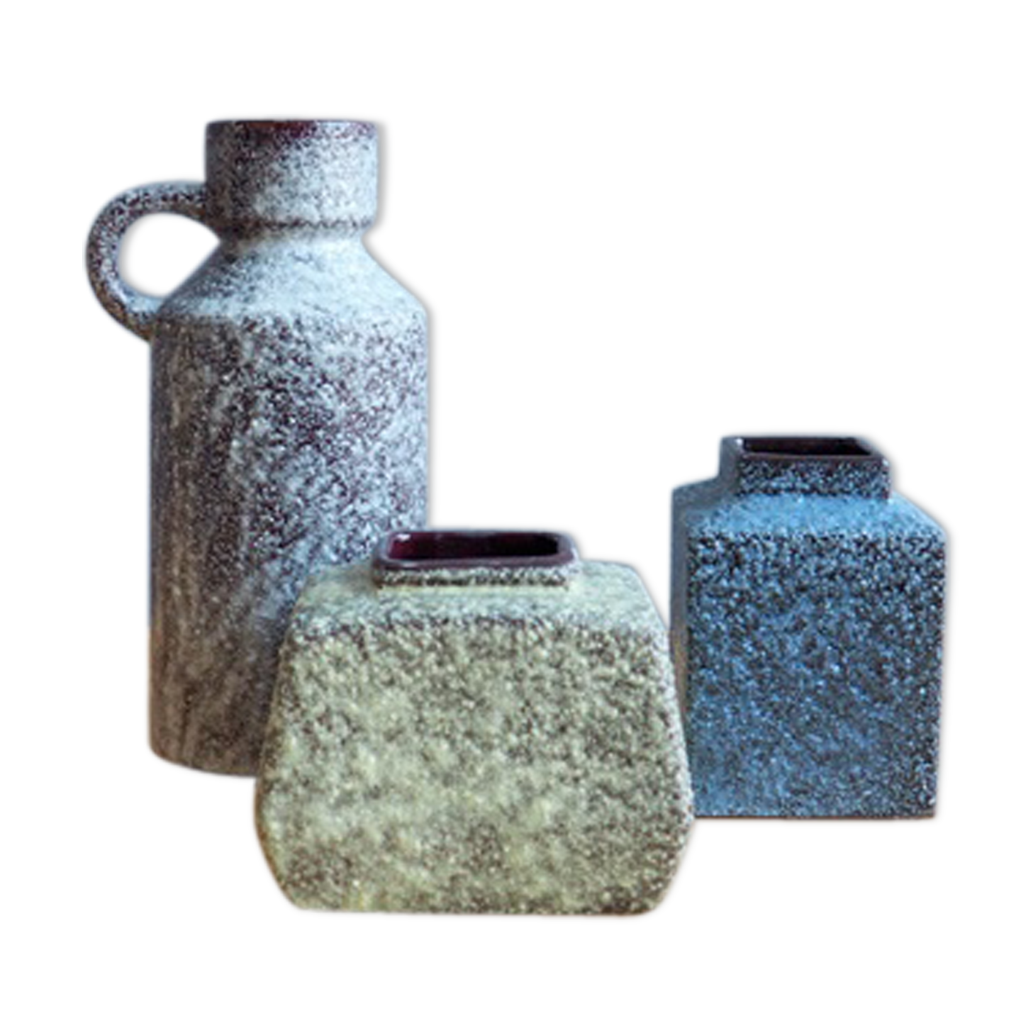 Set of vases from Afina Rijnsburg 60's