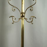 Art Deco brass coat rack from the 20th century.