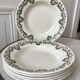 Set of 6 hollow earthenware plates New Givors model "RIta" 30s
