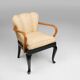 Art Deco Side Chair in Beech, France ca. 1940