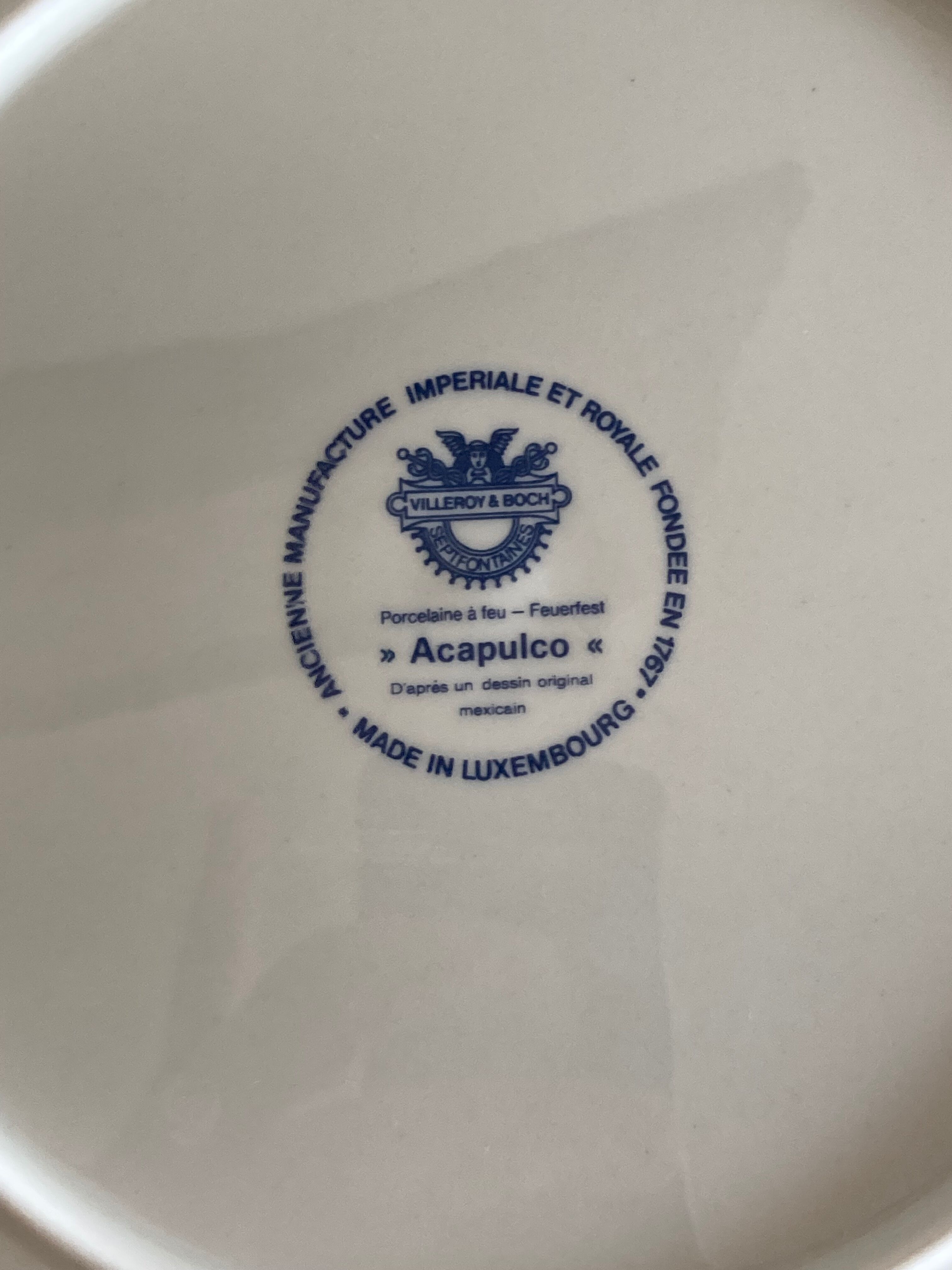 Assiettes Villeroy & Boch