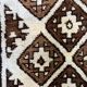 Tapis persan vintage Luri Gabbeh 245x138 cm moyen, shabby chic Rouge