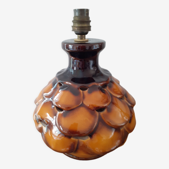 Pine cone ceramic lamp foot