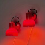 Space Age Orange Spotlights Made in Italy, 70s