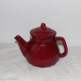 Red vintage teapot