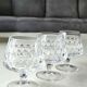 Lot 5 x Peill & Putzler Cognac Glasses. Mod. Granada. lead crystal