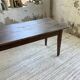 Table de ferme chêne 1950 pieds fuseaux