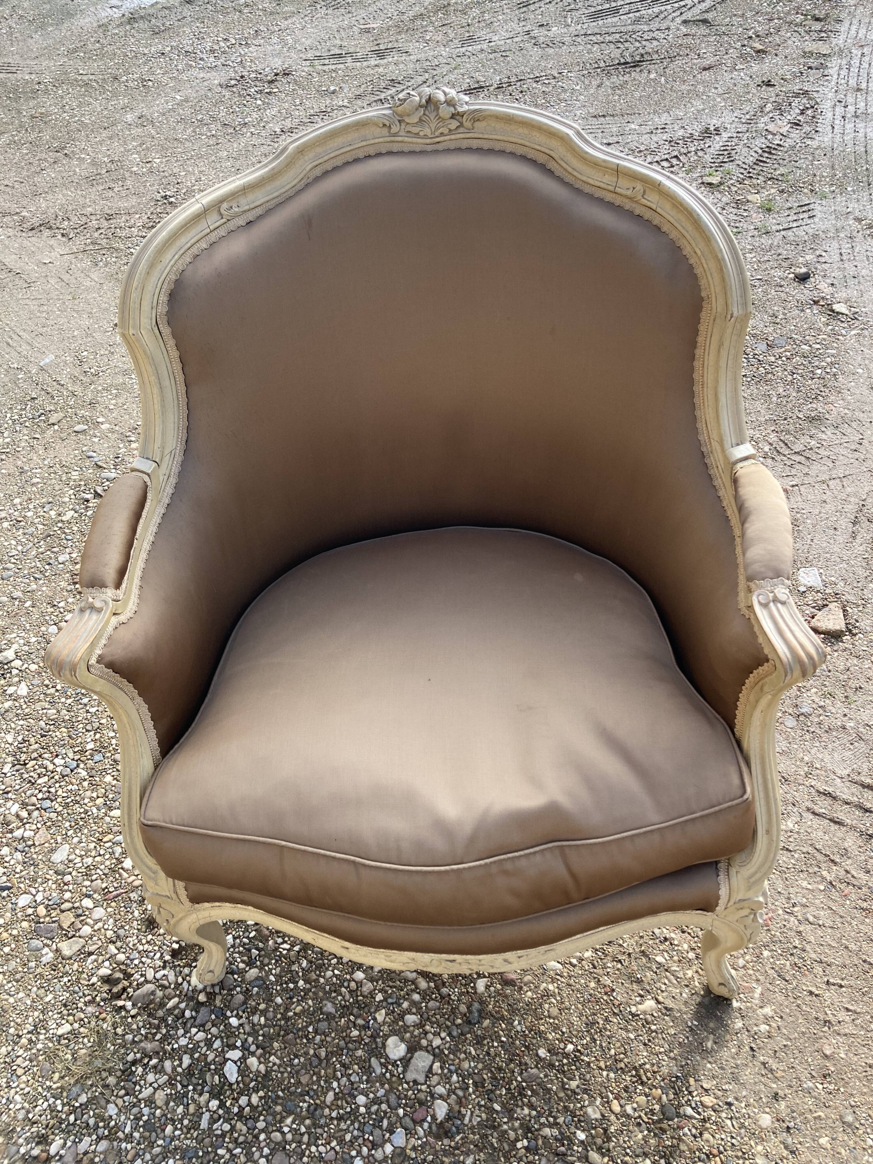 Pair of shepherdess armchairs