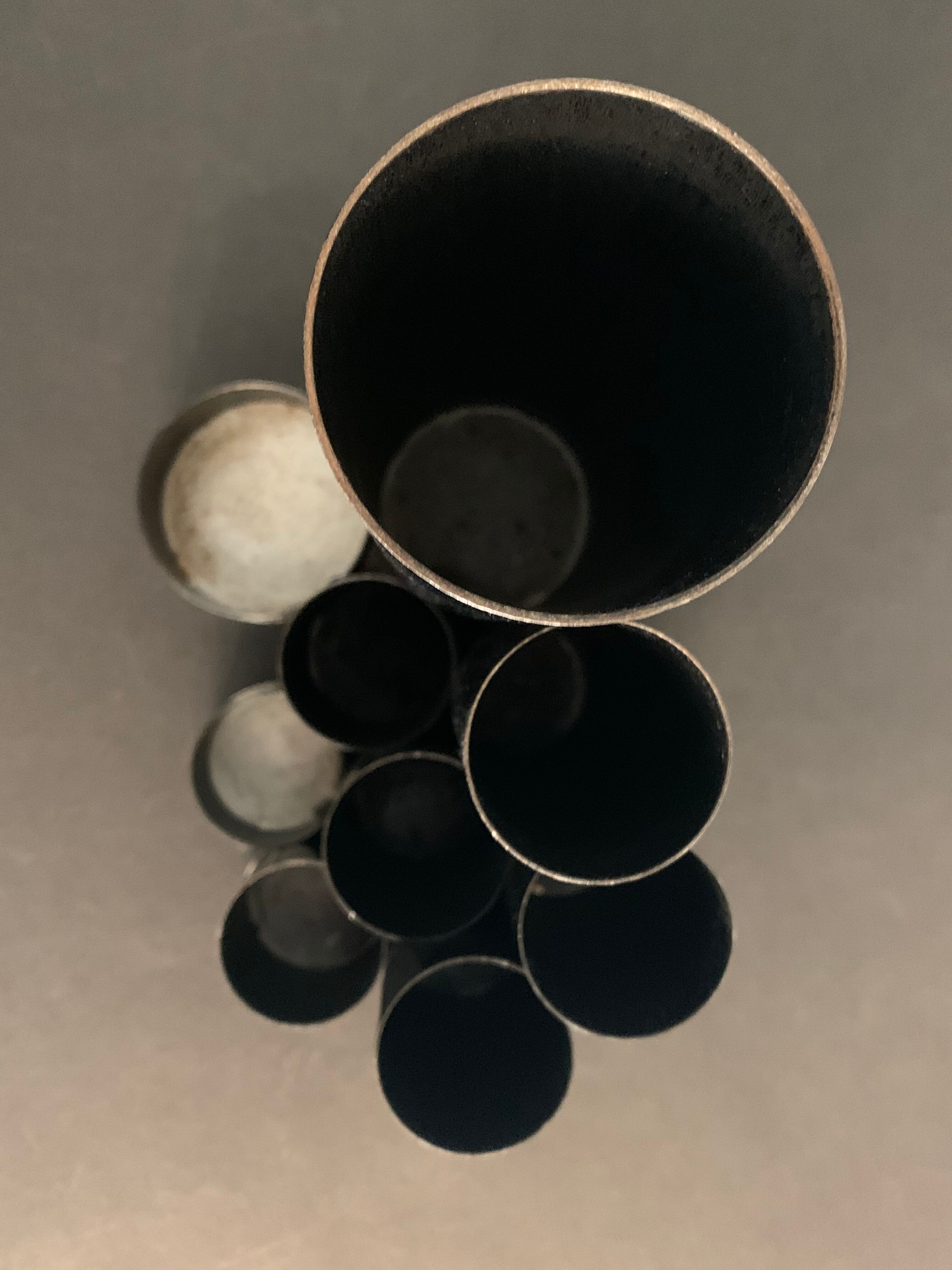 Office organizer wears black metal pencils Deyhle Germany 1970