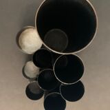 Office organizer wears black metal pencils Deyhle Germany 1970