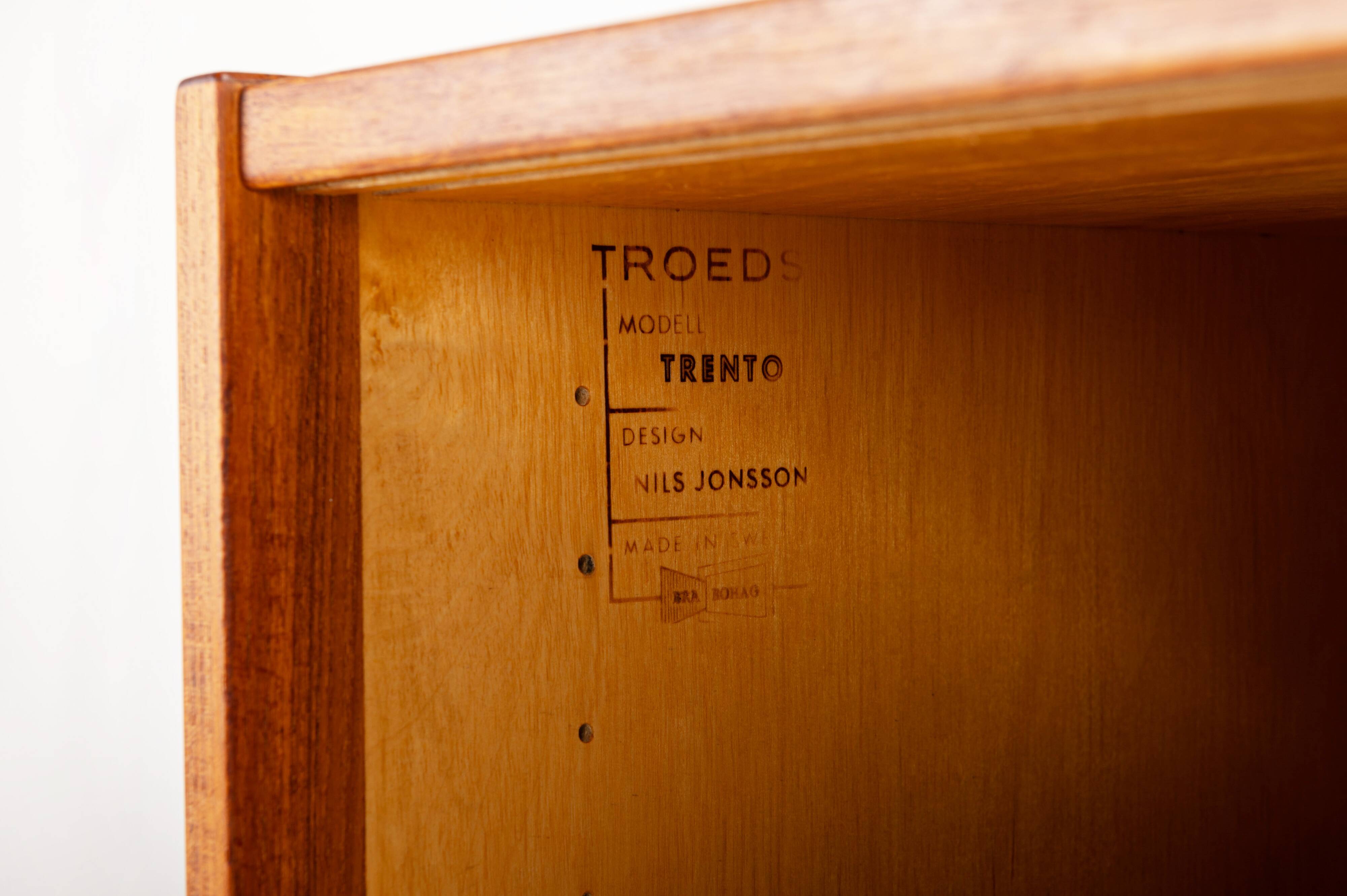 Vintage Trento sideboard by Nils Jonsson for Troeds, 1960s