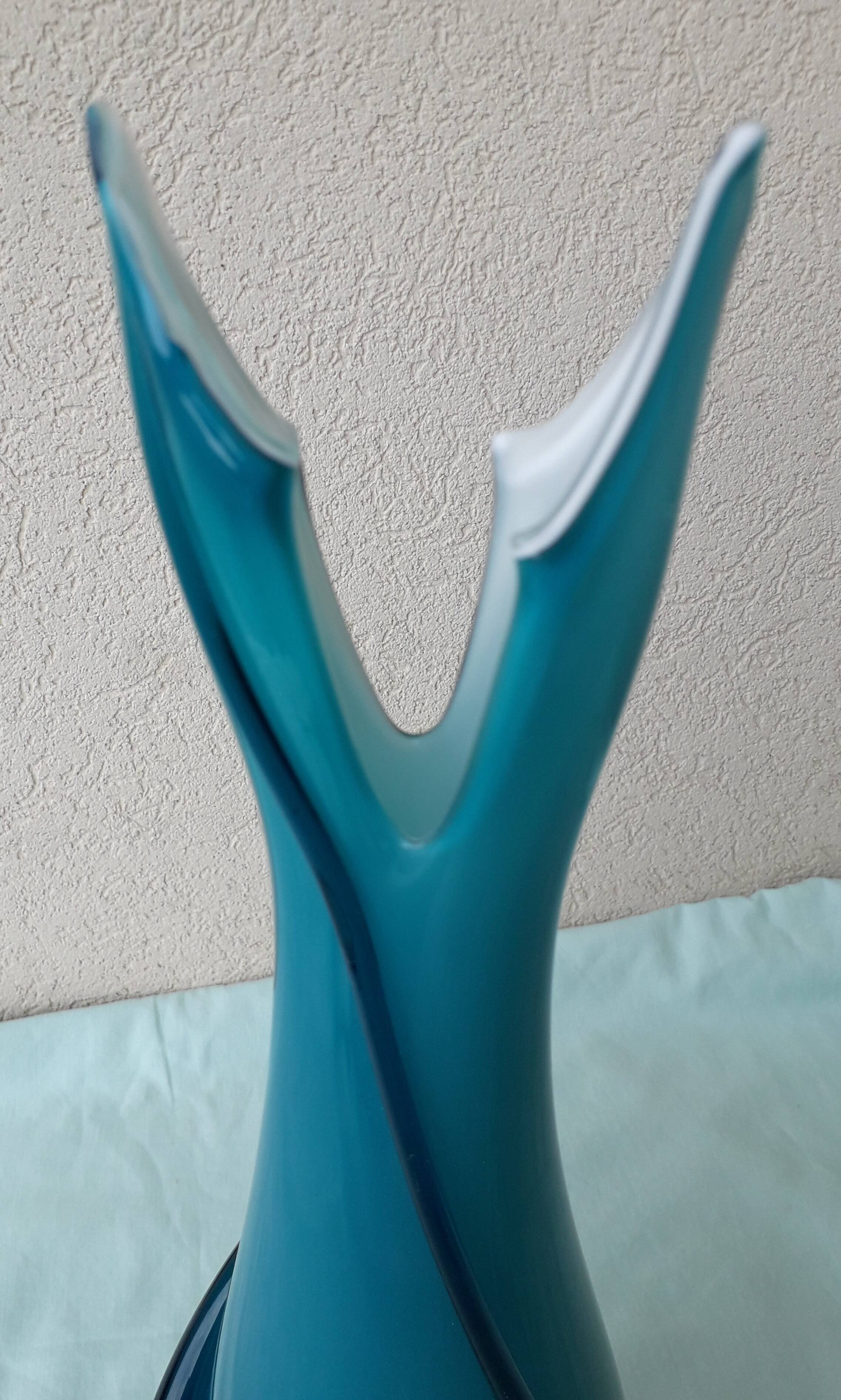 Murano glass vase Fratelli Toso