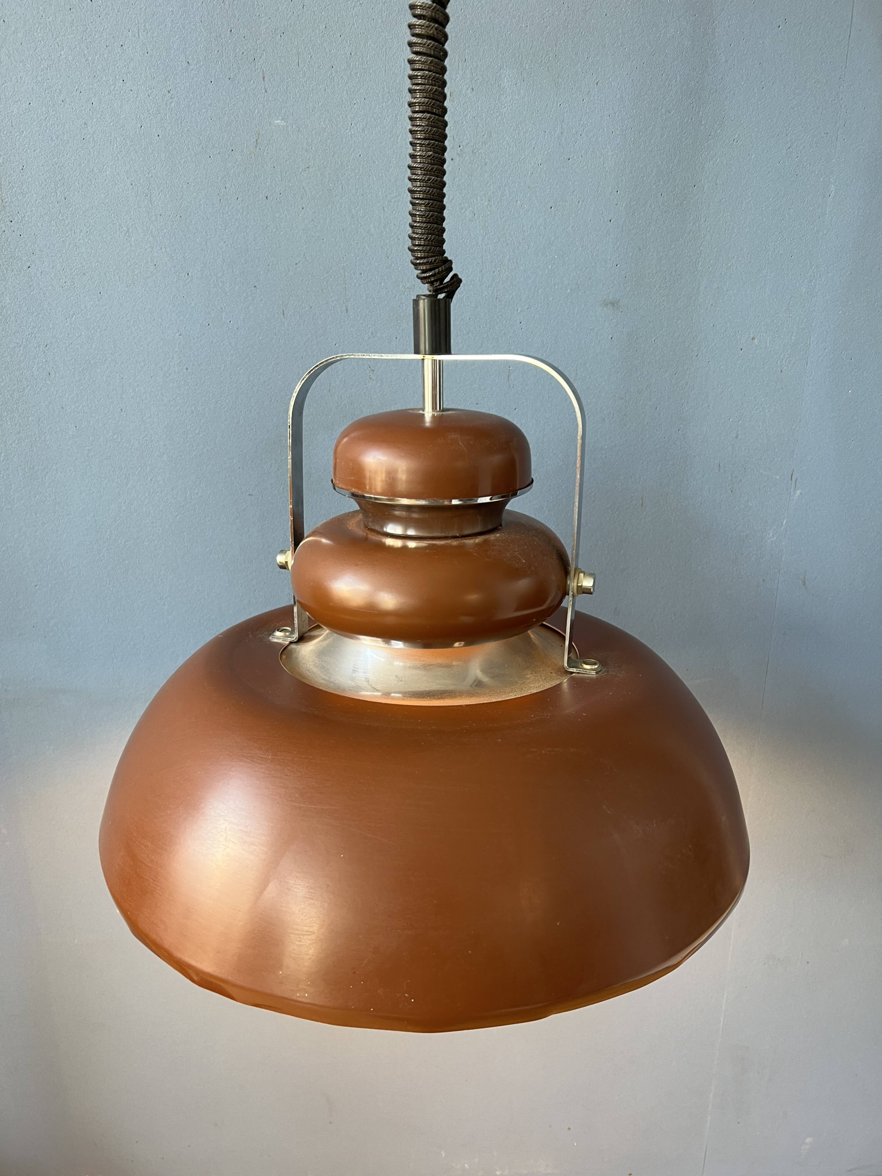 Vintage Anvia space age pendant lamp