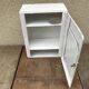 Former white metal pharmacy wardrobe vintage mirror